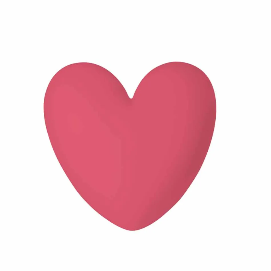 Colored Slide Love table lamp heart made in Italy Viadurini