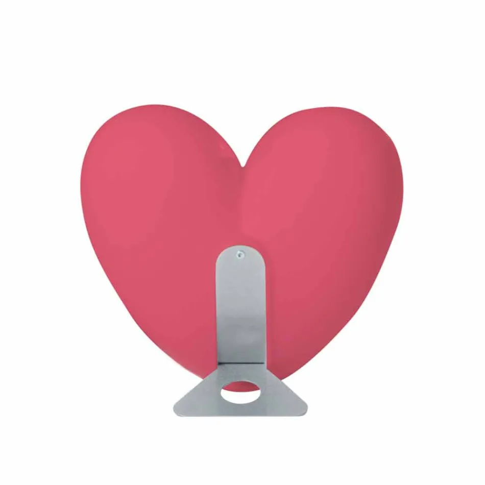 Colored Slide Love table lamp heart made in Italy Viadurini