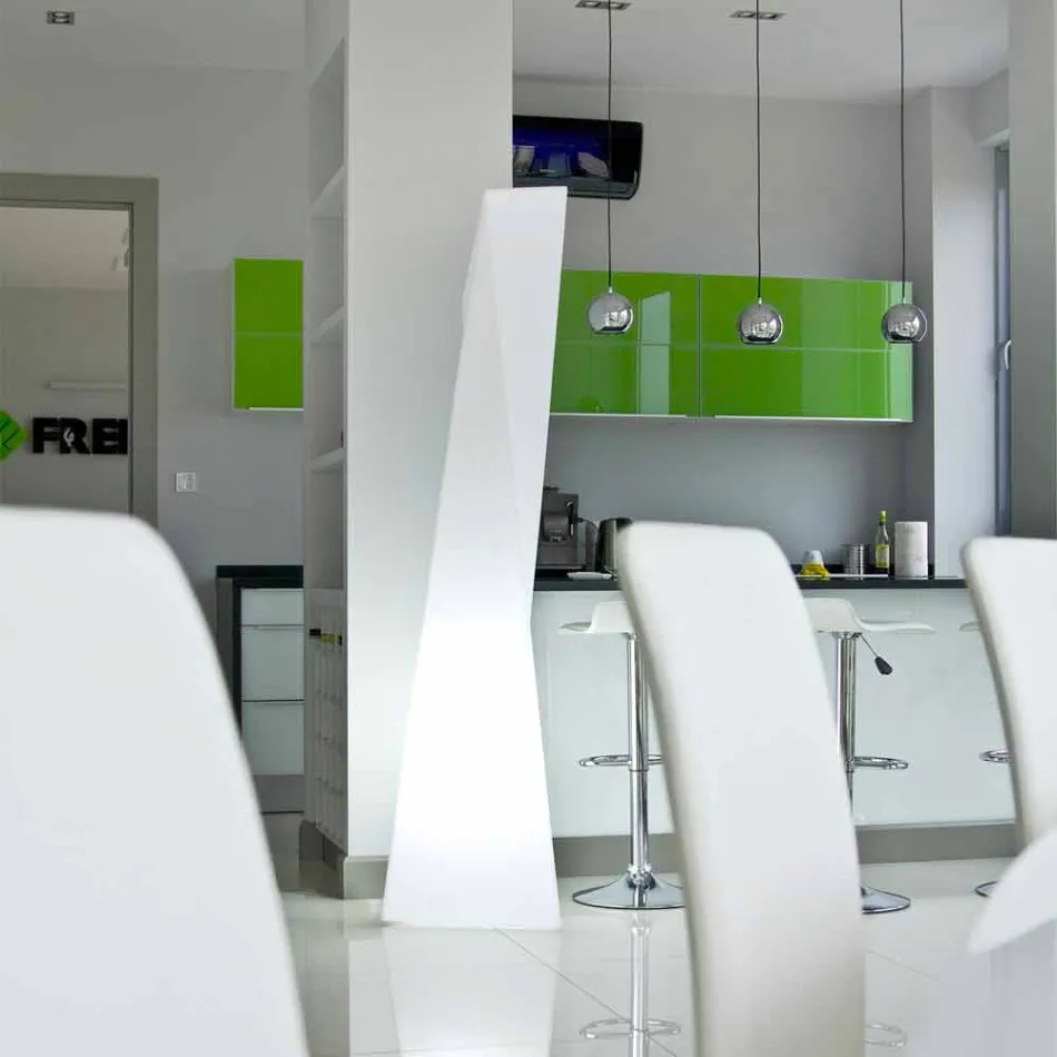 Bright white Prisma Slide Manhattan indoor lamp made in Italy Viadurini