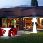 Indoor floor lamp Slide Pivot bright white made in Italy Viadurini