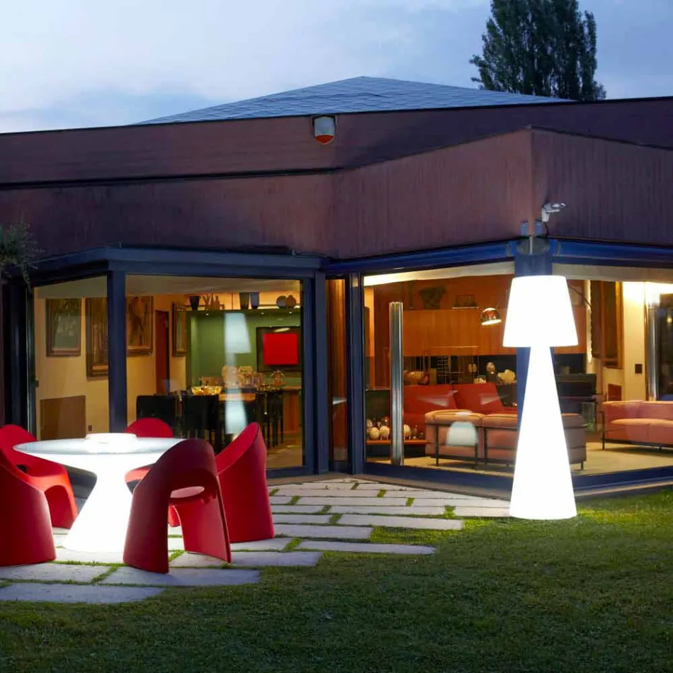 Indoor floor lamp Slide Pivot bright white made in Italy Viadurini