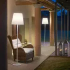 Floor lamp design Ali Baba Steel Slide metal made in Italy Viadurini