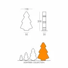 Table / floor interior lamp Slide Lightree Christmas tree made in Italy Viadurini