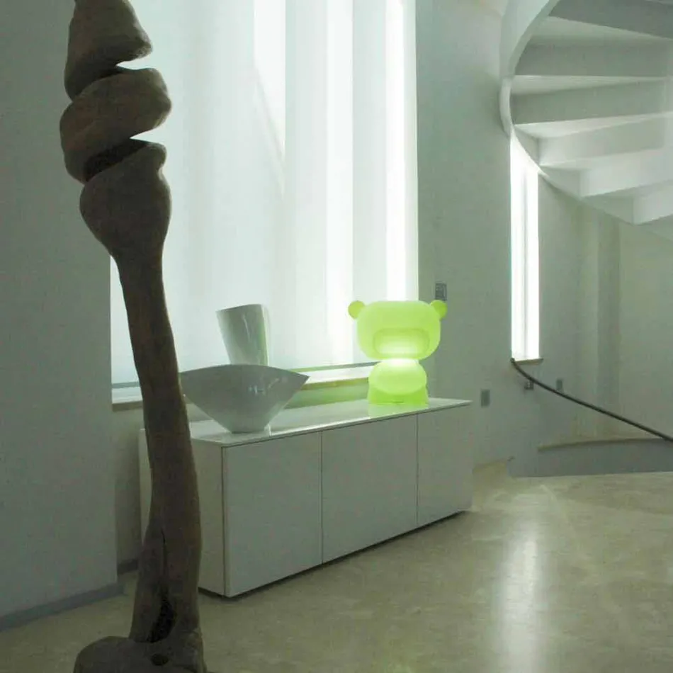 Slide Pure colored table lamp bear made in Italy Viadurini