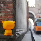 Slide Pure colored table lamp bear made in Italy Viadurini