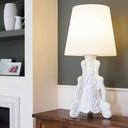 Colored table lamp Slide Lady of Love modern design made in Italy Viadurini