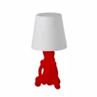 Colored table lamp Slide Lady of Love modern design made in Italy Viadurini