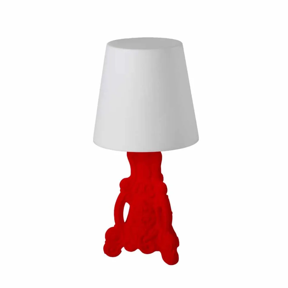 Colored table lamp Slide Lady of Love modern design made in Italy Viadurini