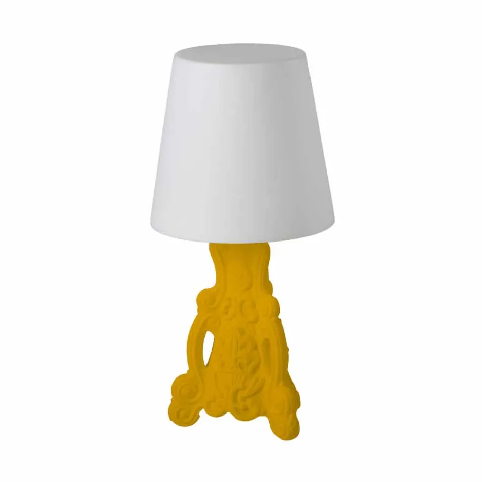 Colored table lamp Slide Lady of Love modern design made in Italy Viadurini