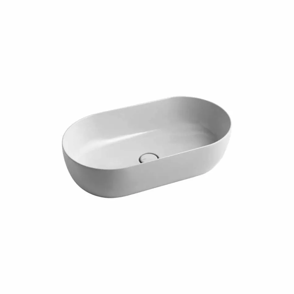 70x35cm ceramic countertop washbasin made in Italy Star, modern design Viadurini