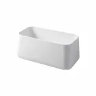 High Modern Countertop Washbasin in Made in Italy Ceramic Oliena Viadurini