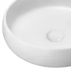 Countertop Washbasin Made of Refractory Clay Made in Italy - Diego Viadurini