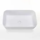 Rectangular Countertop Washbasin in Matt Resin Made in Italy - Cavan Viadurini