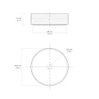 Bathroom sink in hand-turned porcelain stoneware Made in Italy - Darts Viadurini