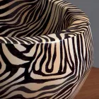 Modern countertop ceramic washbasin made in Italy by Elisa Viadurini