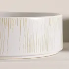 Countertop Washbasin for the Bathroom in Porcelain Stoneware Made in Italy - Envelope Viadurini