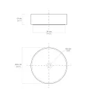 Countertop Washbasin for the Bathroom in Porcelain Stoneware Made in Italy - Envelope Viadurini