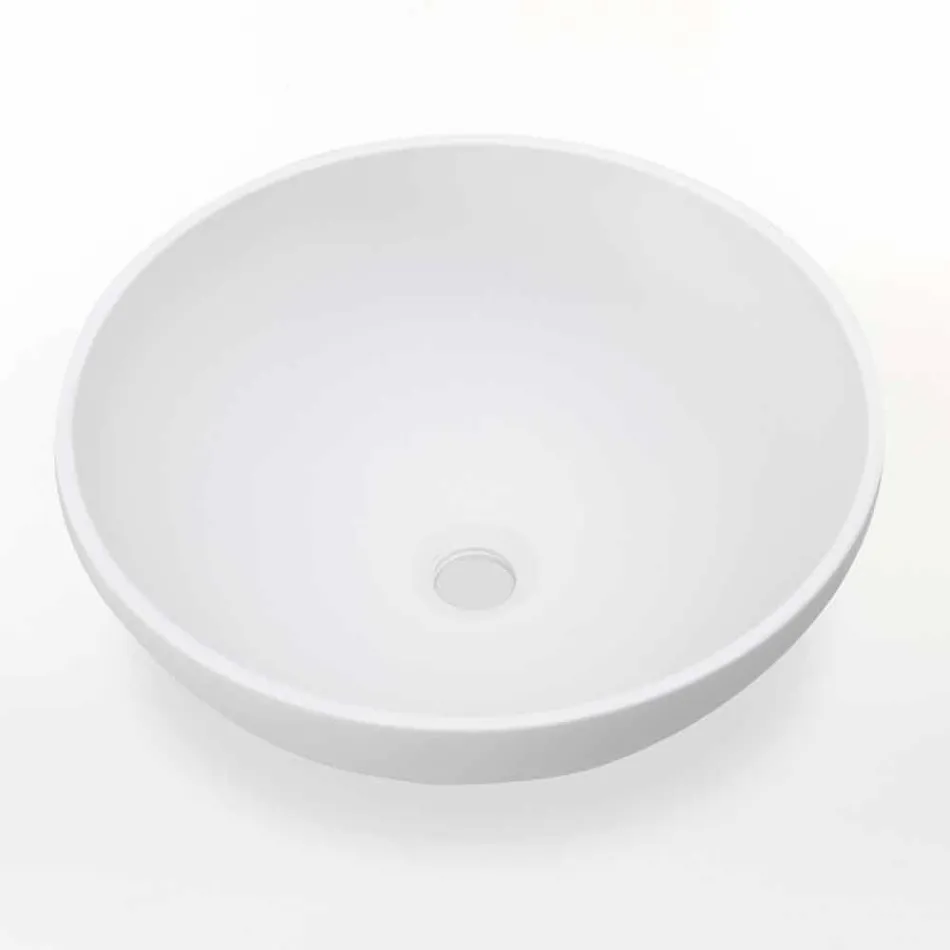 Modern Design Resin Countertop Washbasin Made in Italy - Cavan Viadurini