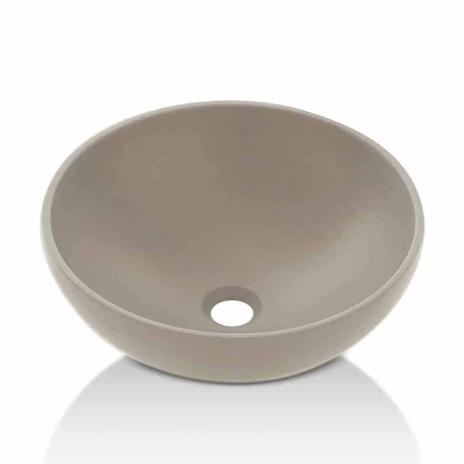 Modern Design Resin Countertop Washbasin Made in Italy - Cavan Viadurini