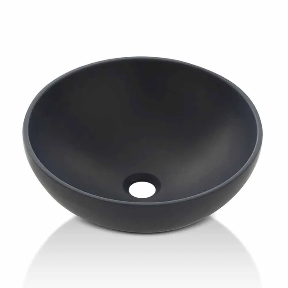 Modern Design Resin Countertop Washbasin Made in Italy - Cavan Viadurini