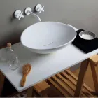 Trendy design ceramic washbasin made in Italy Viadurini