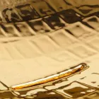 Countertop design ceramic washbasin gold made in Italy Animals Viadurini