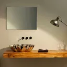 Modern design ceramic washbasin made in Italy Cubo Viadurini