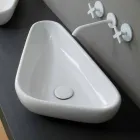 Modern design ceramic washbasin made in Italy Sofia Viadurini