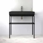 Ceramic counter top washbasin made in Italy, Viviano Viadurini