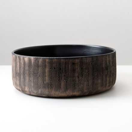 Balance Hand-Stripped Natural Red Earth Countertop Washbasin Viadurini