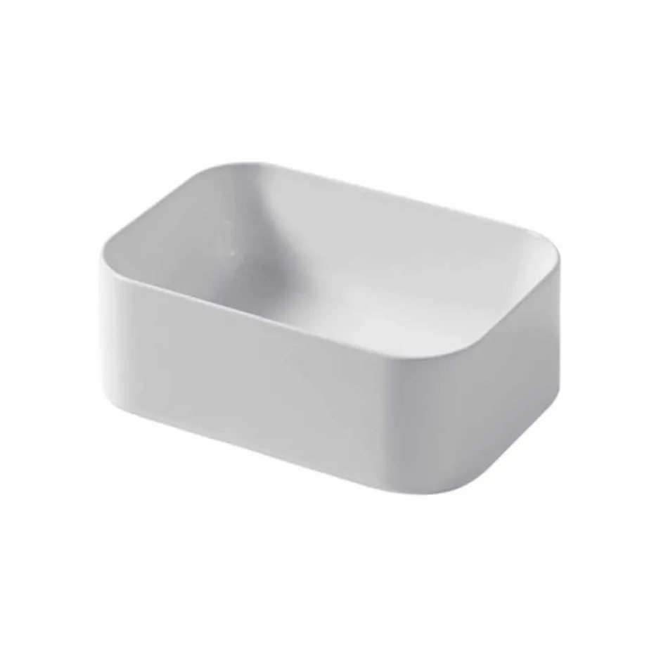 L35 cm Made in Italy Ceramic Countertop Washbasin Leivi Viadurini