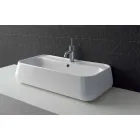 Modern Countertop Washbasin in Oliena Colored Ceramic Viadurini