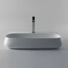Countertop or wall-mounted ceramic washbasin W 75cm made in Italy, Gais Viadurini