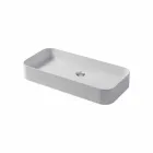 Design washbasin in ceramic Made in Italy Leivi Viadurini