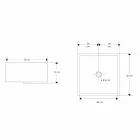 Design Countertop Washbasin with Resin Plate - Duca Viadurini