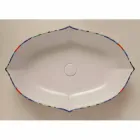 Design ceramic countertop washbasin, made in Italy Oscar Viadurini