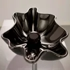 Modern design countertop black ceramic washbasin made in Italy Rayan Viadurini