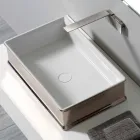 Contemporary design countertop ceramic washbasin made in Italy Debora Viadurini