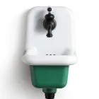 Freestanding Bathroom Washbasin in White and Colored Ceramic 26 cm - Jordan Viadurini