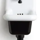 Freestanding Bathroom Washbasin in White and Colored Ceramic 26 cm - Jordan Viadurini