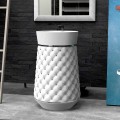 Modern design free-standing washbasin made of Solid Surface Elizabeth