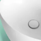 Modern freestanding ceramic washbasin made in Italy, Basile Viadurini