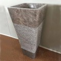 Natural grey stone design freestanding basin Taffy, unique  piece