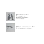 Modern Design Made in Italy White or Colored Ceramic Washbasin - Act Viadurini