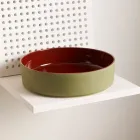 Washbasin in porcelain stoneware of different finishes Made in Italy - Envelope Viadurini