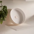 Washbasin in porcelain stoneware of different finishes Made in Italy - Envelope Viadurini