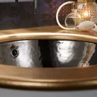 Built-in washbasin in Fire Clay of 3 Finishes Made in Italy - Erioli Viadurini