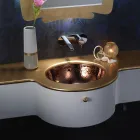 Built-in washbasin in Fire Clay of 3 Finishes Made in Italy - Erioli Viadurini