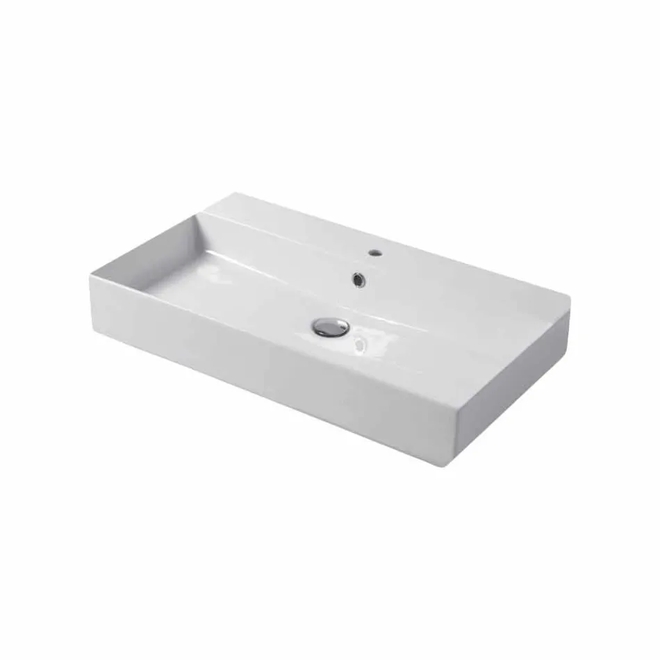 Single Hole Basin for Support or Wall in Coliviata Colivi Ceramic Viadurini