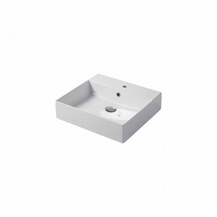 Single Hole Basin for Support or Wall in Coliviata Colivi Ceramic Viadurini
